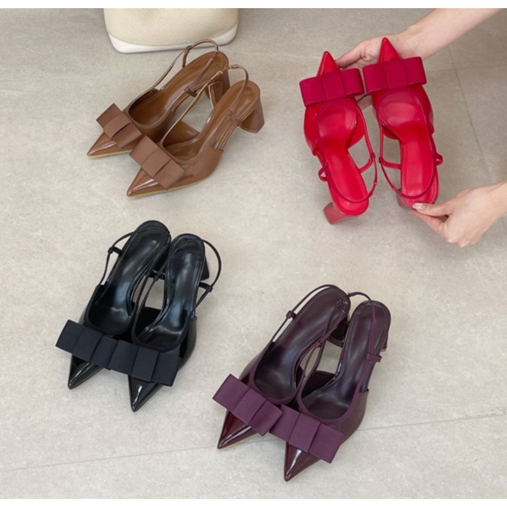 Women'S Shoes Burgundy - مثير بورجوندي براءات الاختراع والجلود أشار