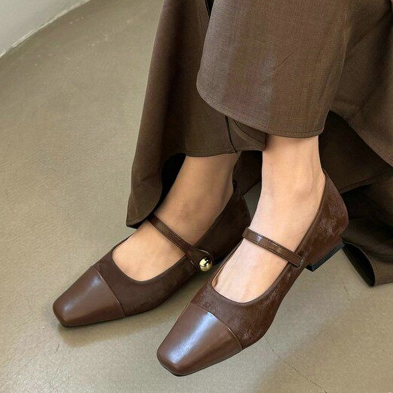 Women Shoes Elegant - أحذية ماري جين نسائية أنيقة بكعب