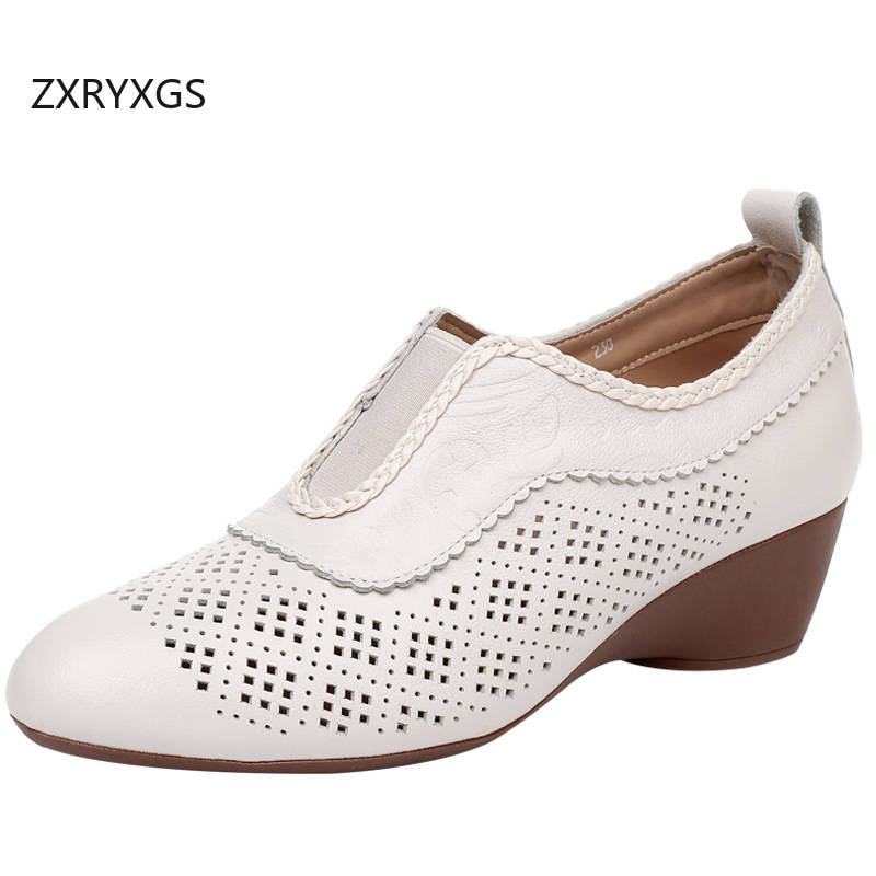 Women Shoes Size 4 In Cm - ZXRYXGS الطبقة العليا جلد البقر الجوف