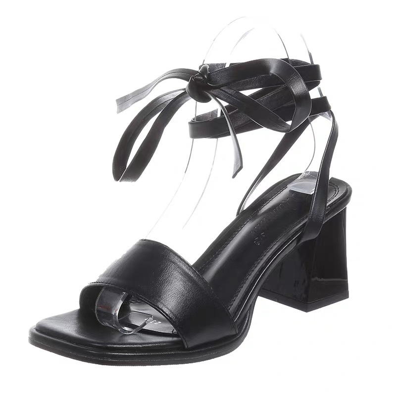 Block Heel Ankle Boots - أحذية نسائية صيفية جديدة 2026، كعب
