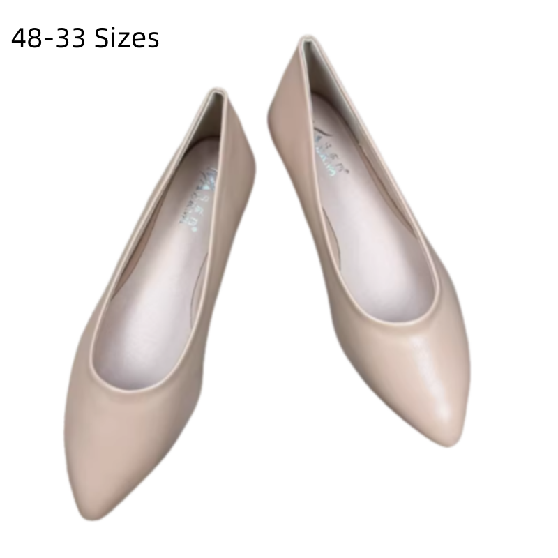 Women Shoes For Big Feet - المرأة بسيطة الشقق وأشار حفر Null