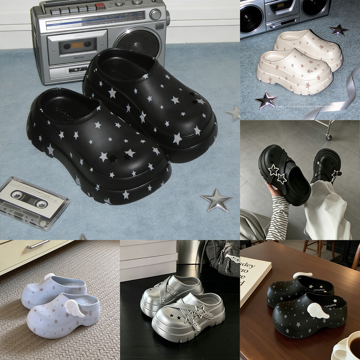 Women'S Shoes Y2K - شباشب نسائية جديدة بتصميم منصة صيفية،