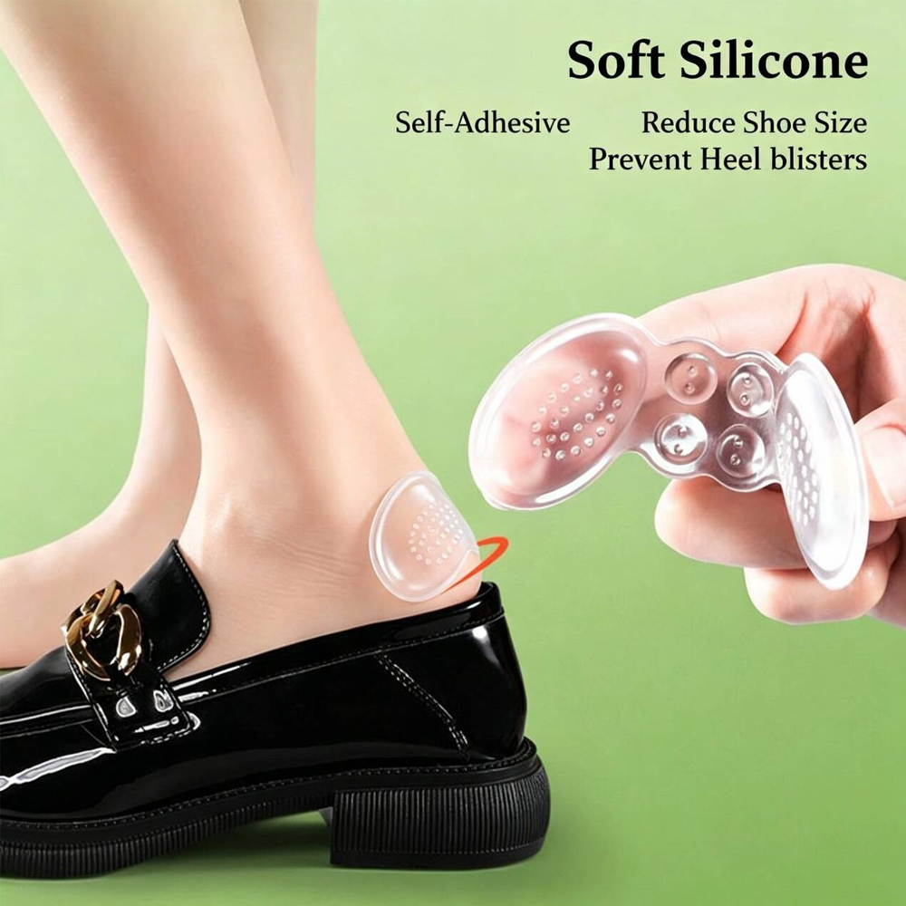 6 قطع من واقيات الكعب الجيلاتي - مراجعة Women Shoes For Big Feet وسعره