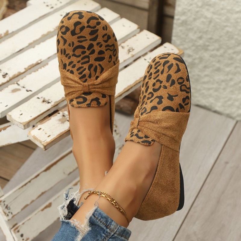 أحذية نسائية بنقشة الفهد مريحة - مراجعة Women Shoes Elegant وسعره