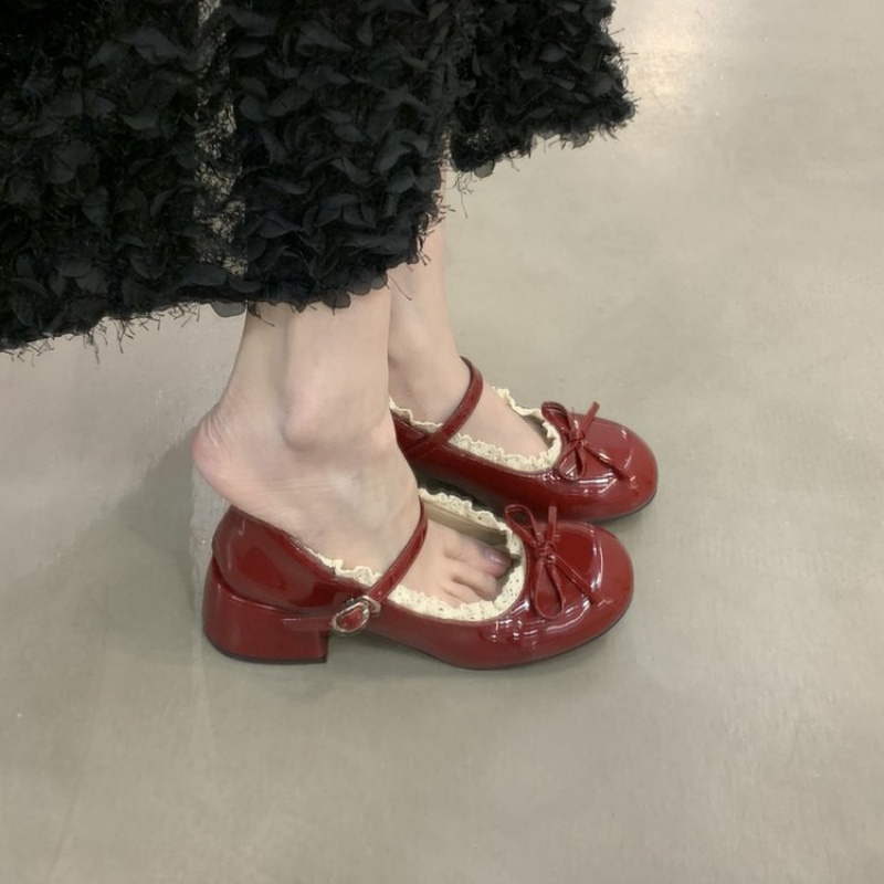 أحذية باليه نسائية راقية لربيع - مراجعة Women'S Shoes Burgundy وسعره