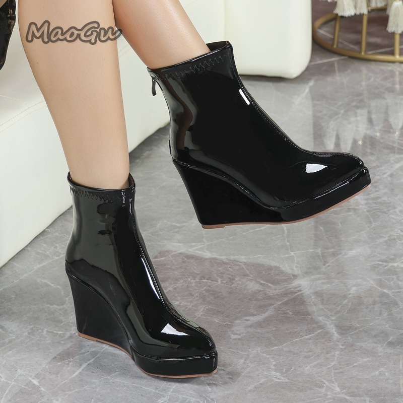 النمط البريطاني براءات الاخترا - مراجعة Women'S Shoes Burgundy وسعره