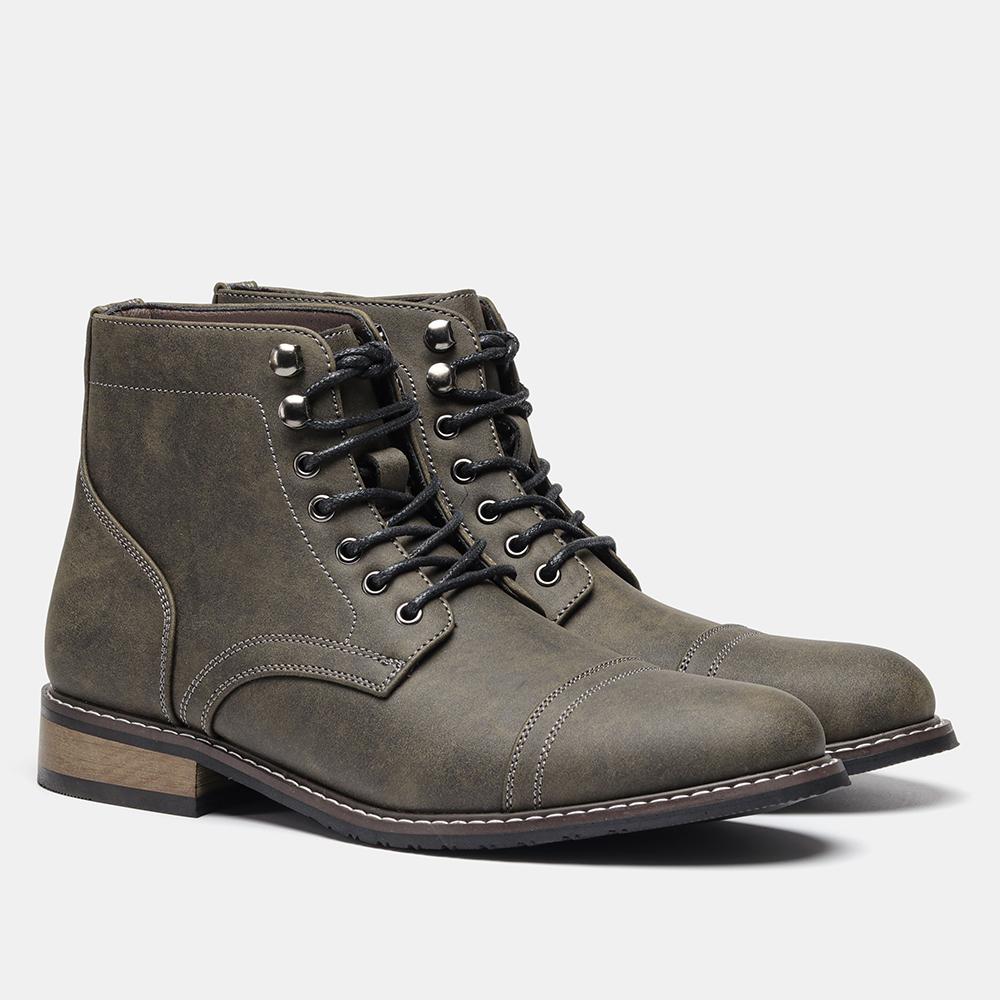 أحذية رجالية، أحذية برباط للرج - مراجعة Block Heel Ankle Boots وسعره