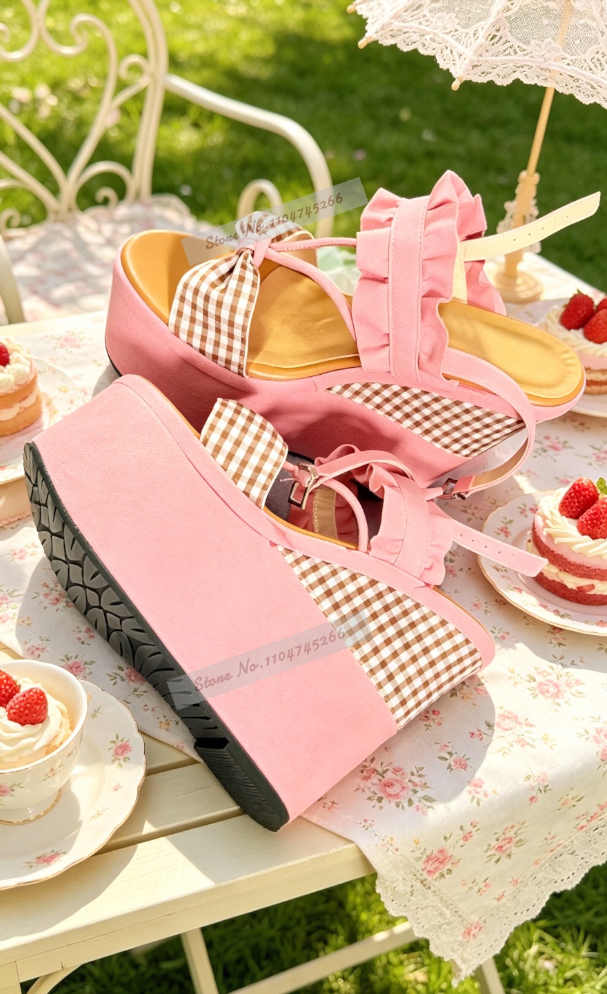 صندل من جلد الشمواه الوردي بكع - مراجعة Women'S Shoes Y2K وسعره