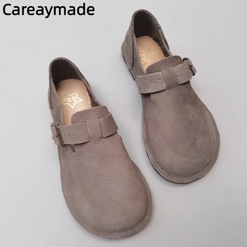 Careaymade-جلد طبيعي نقية جلد  - مراجعة Women Shoes For Big Feet وسعره