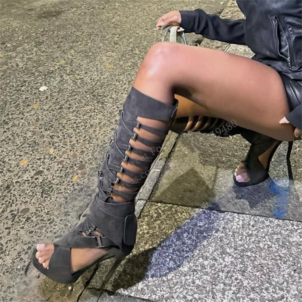صندل طويل عصري جديد صيف 2026 ب - مراجعة Women Shoes Zipper وسعره