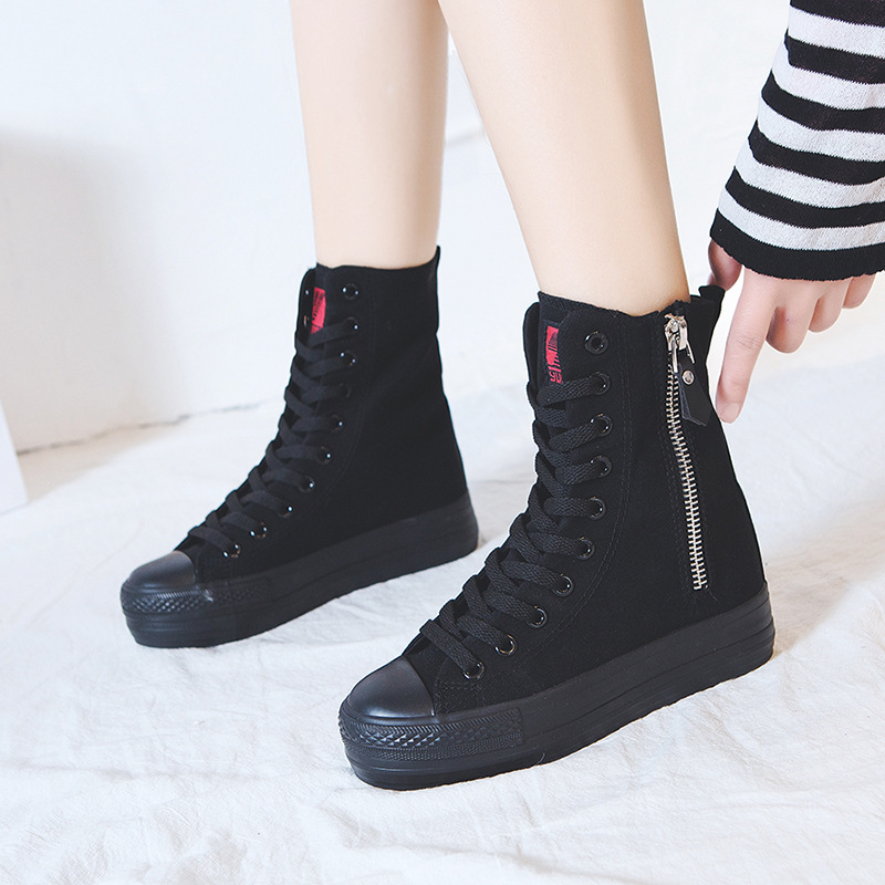 أحذية نسائية جديدة عالية الجود - مراجعة Block Heel Ankle Boots وسعره