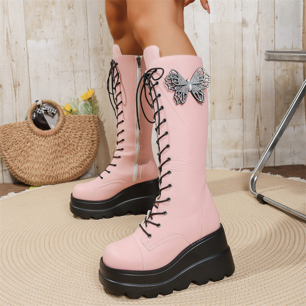 مقاس أوروبي 43، حذاء طويل يصل  - مراجعة Women'S Shoes Y2K وسعره