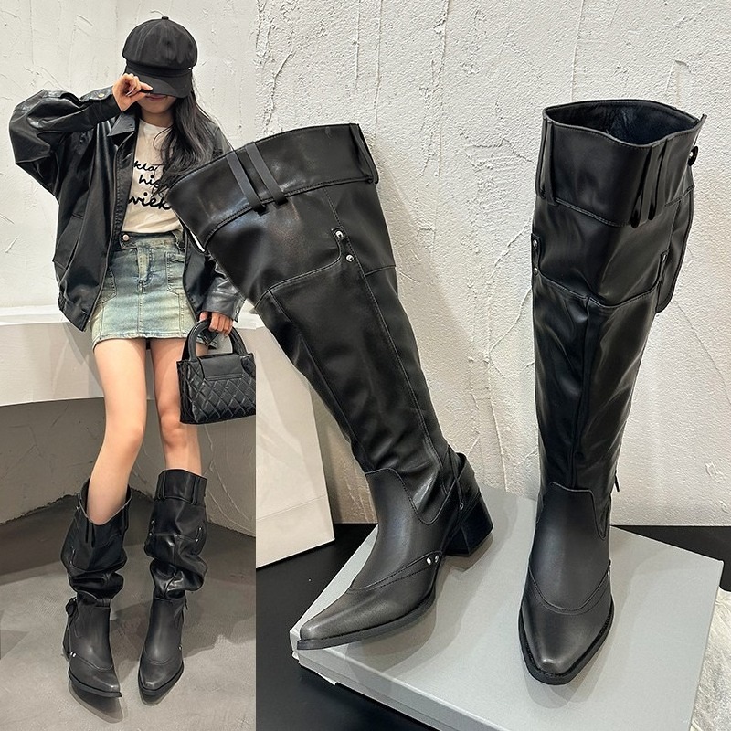 أحذية فردية ملفوفة للنساء للرب - مراجعة Block Heel Ankle Boots وسعره