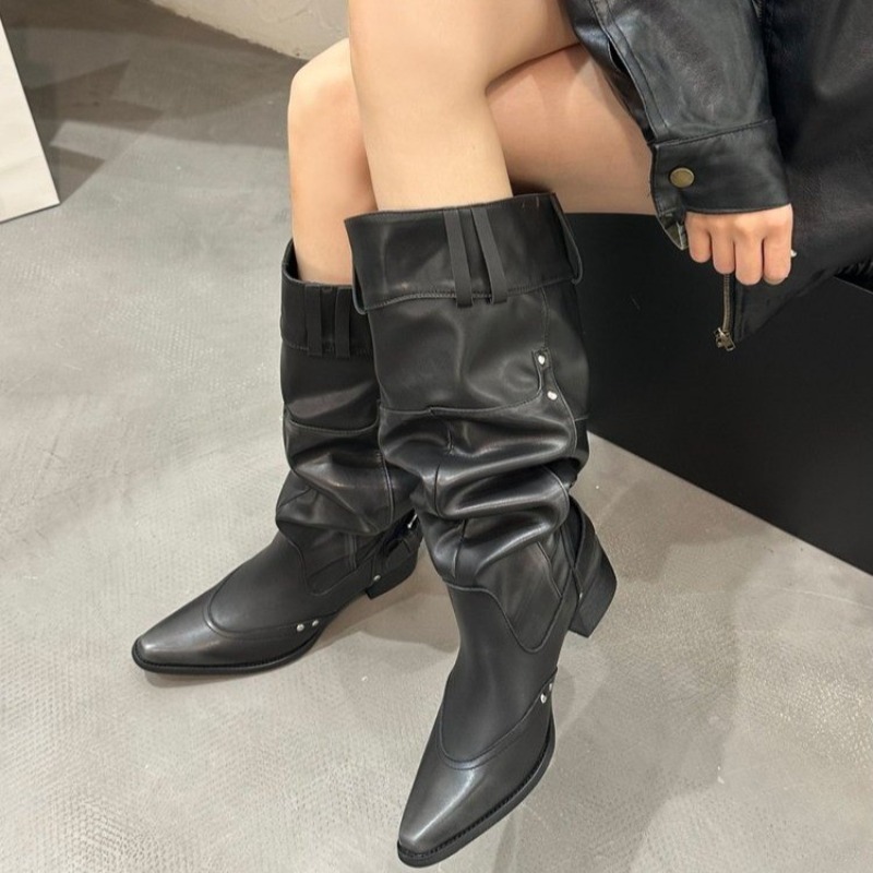 أحذية فردية ملفوفة للنساء للرب - مراجعة Block Heel Ankle Boots وسعره