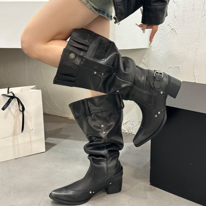 أحذية فردية ملفوفة للنساء للرب - مراجعة Block Heel Ankle Boots وسعره