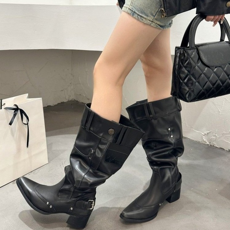 أحذية فردية ملفوفة للنساء للرب - مراجعة Block Heel Ankle Boots وسعره