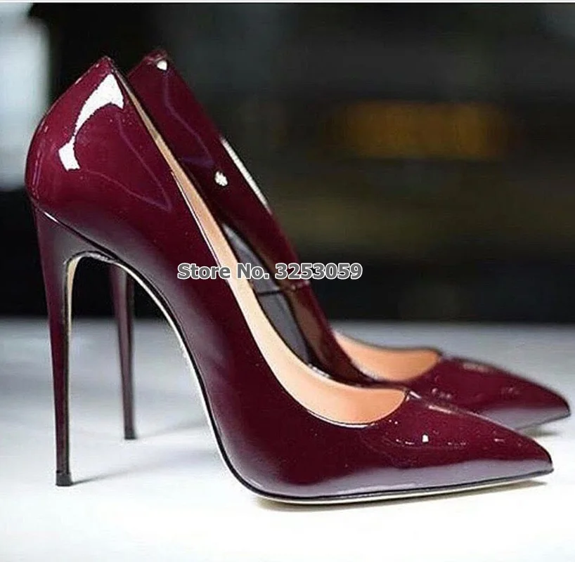 ALMUDENA مثير بورجوندي مرآة أح - مراجعة Women'S Shoes Burgundy وسعره