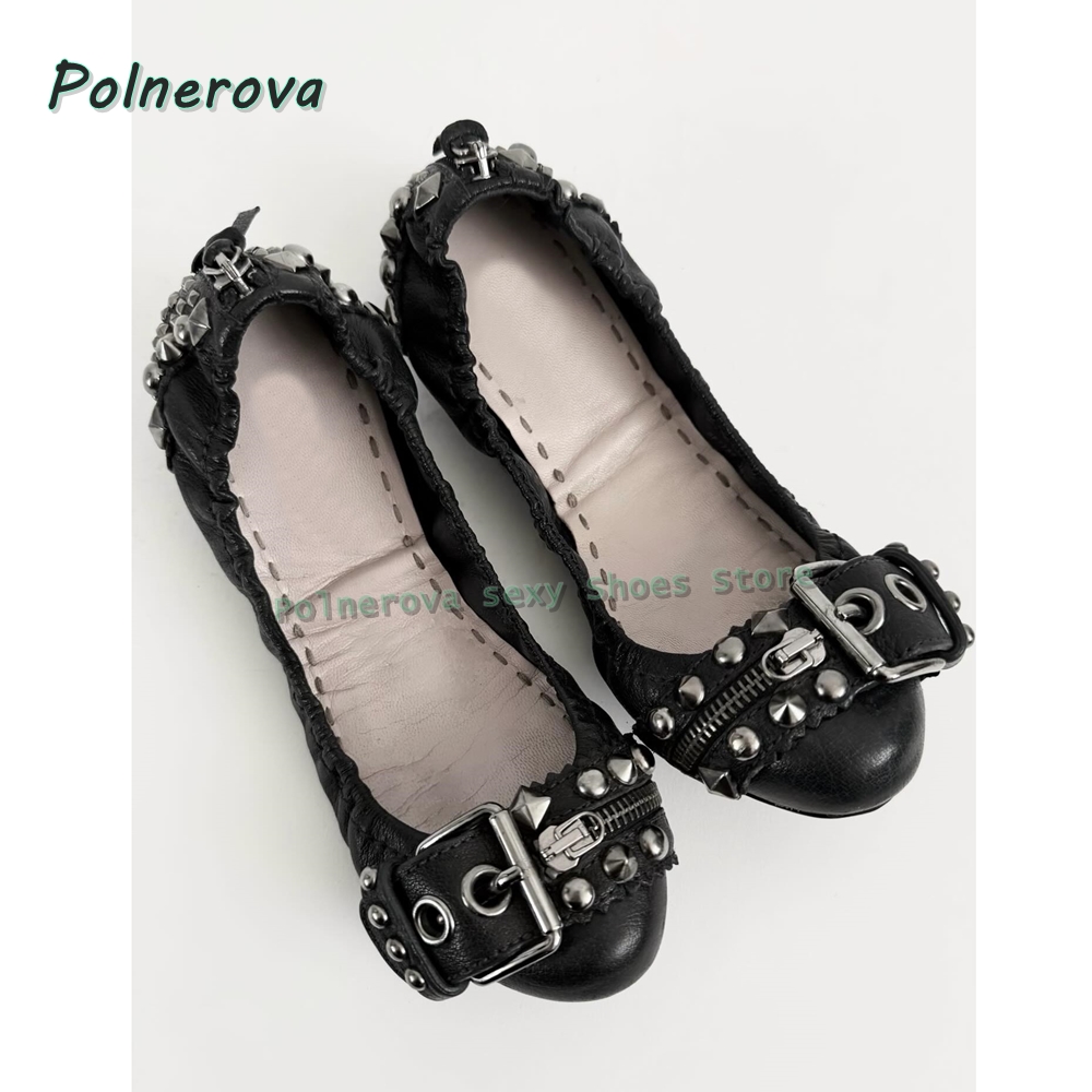 حذاء ماري جين نسائي مسطح بمقدم - مراجعة Women Shoes Zipper وسعره