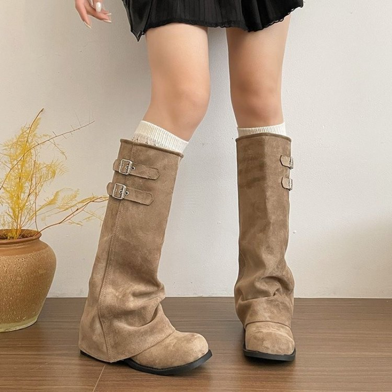 أحذية نسائية طويلة حتى الركبة  - مراجعة Women'S Shoes Y2K وسعره