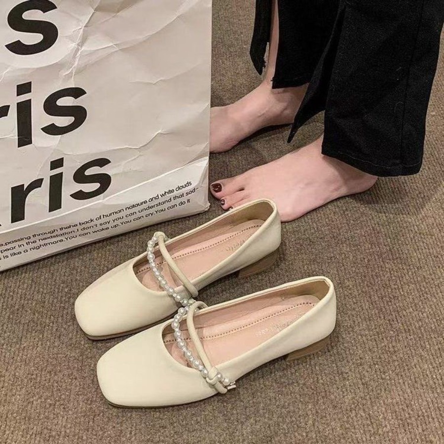 أحذية فرنسية أنيقة جديدة مسطحة - مراجعة Women Shoes Elegant وسعره