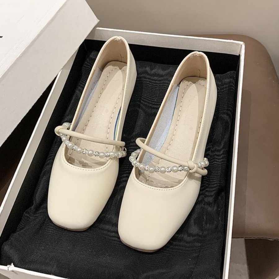 أحذية فرنسية أنيقة جديدة مسطحة - مراجعة Women Shoes Elegant وسعره