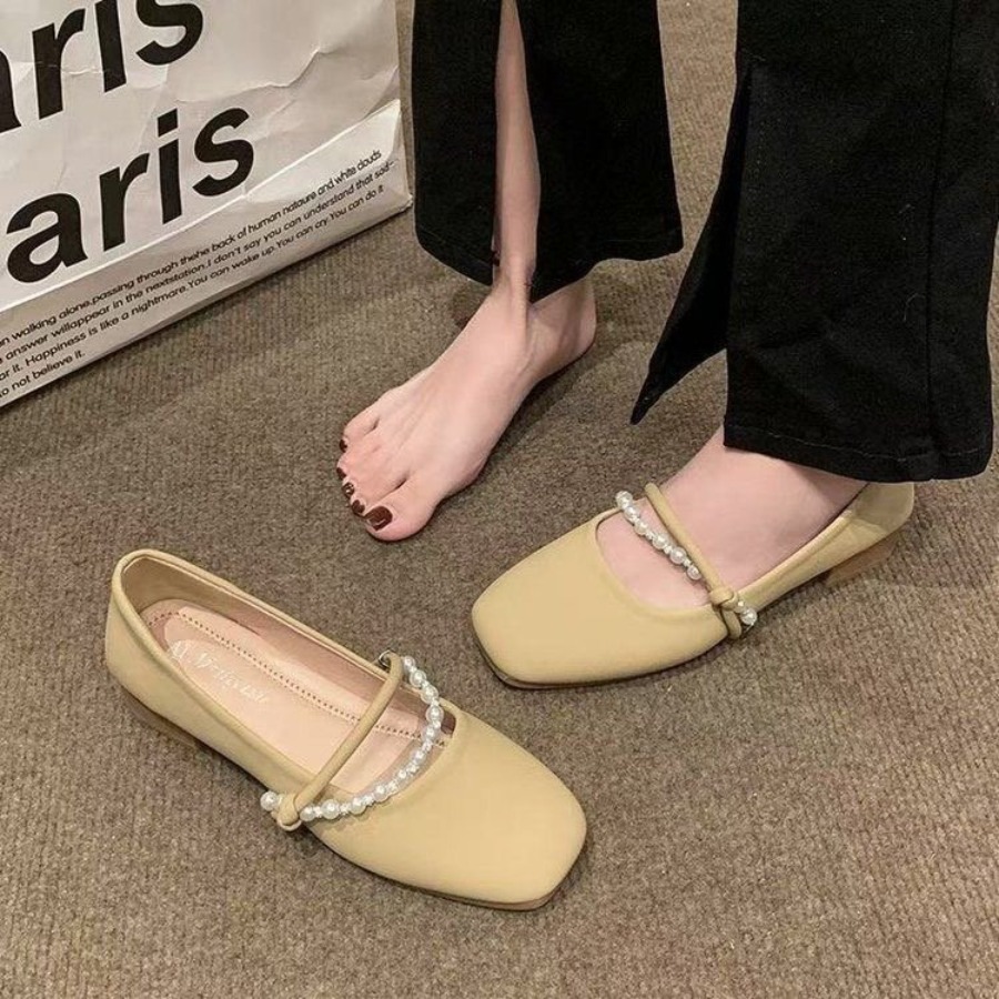 أحذية فرنسية أنيقة جديدة مسطحة - مراجعة Women Shoes Elegant وسعره