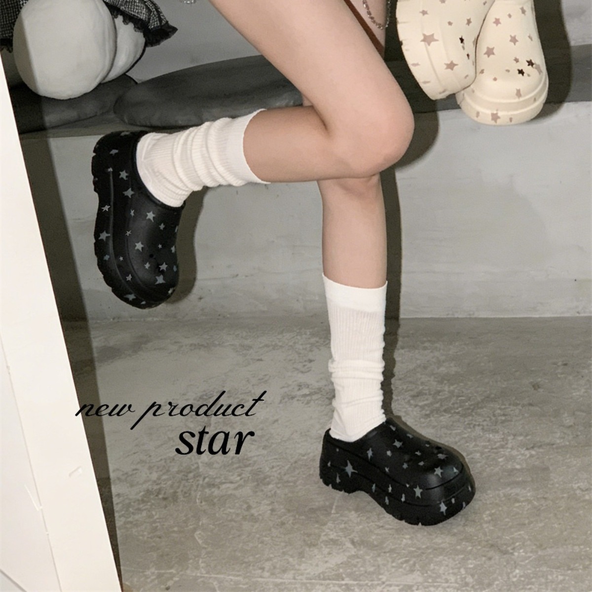 شباشب نسائية جديدة بتصميم منصة - مراجعة Women'S Shoes Y2K وسعره