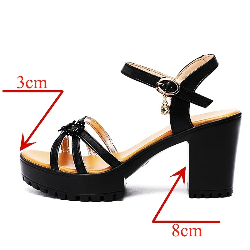صنادل نسائية أنيقة بكعب عالٍ م - مراجعة Block Heel Ankle Boots وسعره